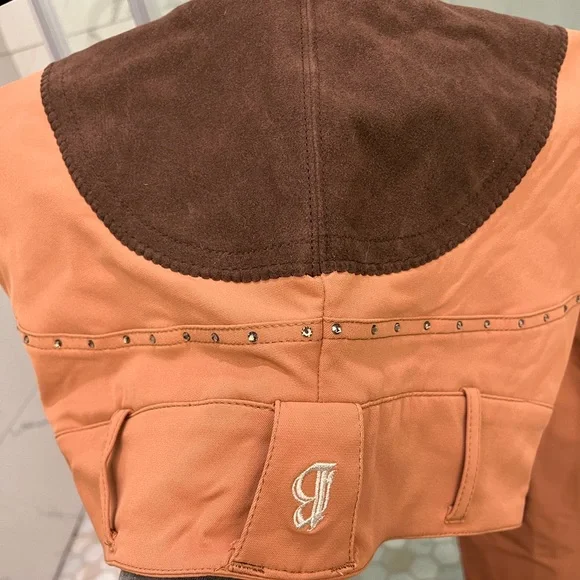 B Vertigo Women's Rachel Rhinestone Full Seat Breeches - High Waist - Picture 3 of 9